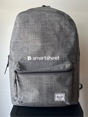Herschel Supply backpack | Gray textured | Classic style with Smartsheet logo